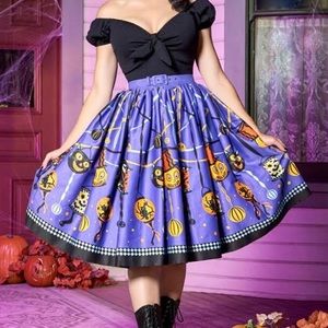 Halloween Lantern Circle Skirt